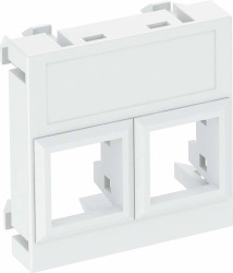 Obsługa technologii danych 45x45mm sw-gr OBO Bettermann, 6119306, szary, (S x W x G) 45 x 45 x 9 mm