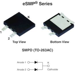 V10D170C Dual High Voltage TMBS&#174; (Trench MOS Barrier Schottky) Rectifier