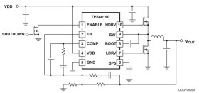 4.5-V to 15-V, 20-A synchronous buck controller