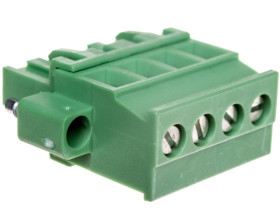 Wtyk śrubowy do płytek drukowanych 4P zielony MVSTBR 2,5/ 4-STF-5,08 1835119 /50szt./