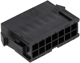 Obudowa złącza 14-pinowe 2-rzędowe raster: 3mm Molex Męski Montaż na panelu Micro-Fit 3.0 Zacisk zagniatany