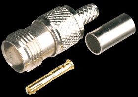 TNC coupling for RG 58/U, crimped version