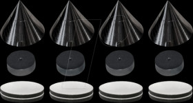 205044 Spikes/absorbers, four-pack, black