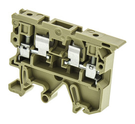 Złączka szynowa bezpiecznikowa Weidmuller poziomy: Pojedynczy 26 → 12AWGŚruba SAK 6.3A 500 V