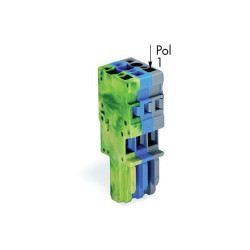 WAGO 769-103/000-039 1-way Plug/End Module 3-pole Grn-yellow/Blue/Grey
