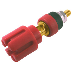 Cliff CL159721A TP6S binding post ,30A, red, gold plated, assembled