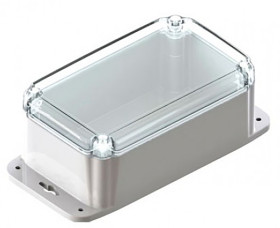 Obudowa Poliwęglan szerokość zew. 117,6 mm długość zew. 193,8 mm wys. zew. 78,5 mm CAMDENBOSS IP66 Szary