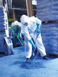 Kombinezon Unisex, 100 → 108cm, kolor: Biały, materiał: Tkanina SMS, Microgard EN 1073-2, EN 1149-5, EN 13034,