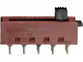 Przełącznik suwakowy 3-poz 2-tory 8p w druk