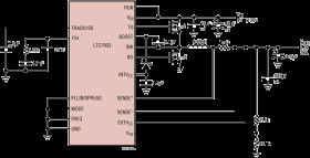 40V Low I, 3MHz Synchronous Step-Down Controller with Spread Spectrum