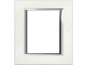 AXOLUTE Ramka 1 pojedyncza prostokątna 3+3 moduły biały limoges HA4826BG LEGRAND