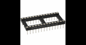 IC Socket 28 pin DIL wide turned pin (W30528TTRC ) - Winslow Adaptics