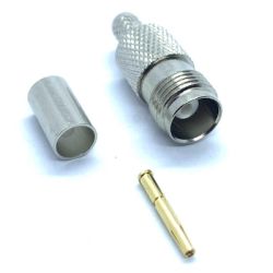 Złącze TNC F gniazdo zaciskane na kabel H155