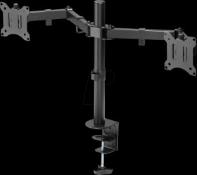 DA-90400 Monitor Halter, 2 Displays, 15" - 32", Säule, 416 mm, Tischmonta