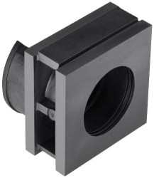 HellermannTyton 440-00035 Dysza pojedyncza VP-L_27-28_Ins-sgl-PL-BK, (D x S x W) 32 x 42.20 x 20 mm, TPE, 1 szt.