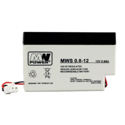 Akumulator AGM 12V/ 0,8Ah MWS 0,8-12 MWpower