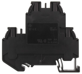 Wielorzędowa złączka szynowa Wieland poziomy: Podwójny 26 → 10AWGŚruba WT 4 E raster: 6mm 32A 800 V