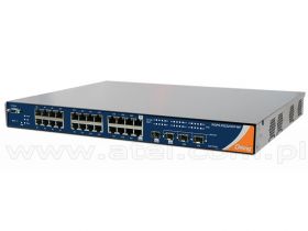 RGPS-92222GCP-NP-LP, Switch przemysłowy zarządzalny, 22x 10/1000 RJ-45 PoE + 2 sloty COMBO SFP / RJ-45 PoE + 2 sloty SFP, O/Open