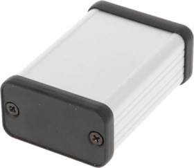 Aluminum enclosure, (L x W x H) 60 x 45 x 25 mm, natural, IP54, 1455D602