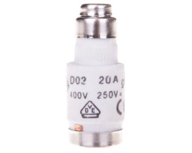 Wkładka bezpiecznikowa BiWtz 20A D02 gG 400V LE1820