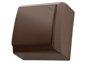 BIS Wyłącznik schodowy brązowy ŁN-3B/24 OSPEL