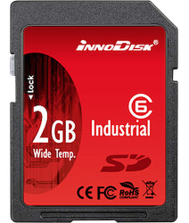 Karta SD SD, 2 GB Tak SLC, InnoDisk Industrial -40 → +85°C 32x