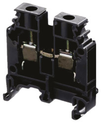 Standardowy zacisk na szynę DIN Entrelec poziomy: PojedynczyŚruba SNA raster: 8mm 41A 1 kV AC