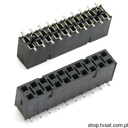 SWW-110-22-S-DVS-P Socket 2 x 10 Pin SMD SAMTEC