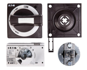 Napęd drzwiowy czarny z blokadą NZM1-XTVDV 260172