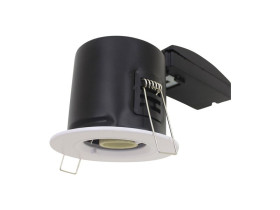 VT-703 Oczko halogenowe downlight GU10 ognioodporność min: 30-60-90 źródło zamykane pierścieniem biały 8916 V-TAC