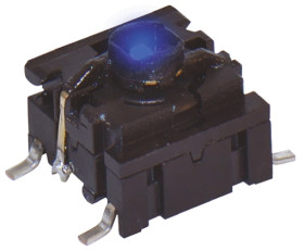 Klosz do przycisku dotykowego SPST 50 mA przy 24 V DC IP67 6.4mm