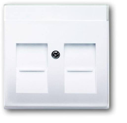 Zestaw do gniazda modularnego Zaślepka Busch-Jaeger 2CKA001710A3176, biały, biały