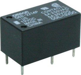 Relay, 2 Form A (N/O), 24 V (DC), 1.92 kΩ, 5 A, 125 V (DC), 380 V (AC), monostable, G6B-2214P-US 24VDC