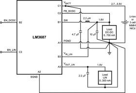 Step-down DC-DC converter with integrated low dropout regulator and startup mode