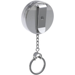 Basi 0006-0555 Key Clip Silver 60cm pull-out chain for belts
