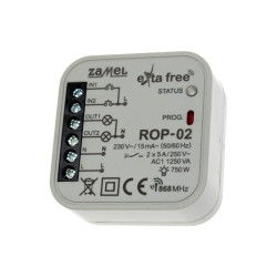 Radiowy odbiornik 2-kanałowy ROP-02 Exta Free ZAMEL