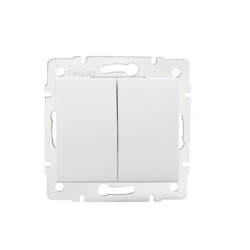 LOGI biały łącznik 2x Kanlux 02-1010-102