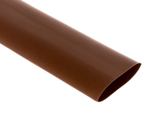 Rura termokurczliwa cienkościenna, odcinki 1m, CR 25,4/12,7 brązowa, 427586