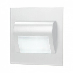 DRACO LED NEW 1,5W, oprawa schodowa podtynkowa, 12VDC, 30lm, 6000K, biała, innowacyjny sposób montażu,AD-OS-6164L6/W