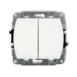 TREND Przycisk świecznikowy biały WP-44.1