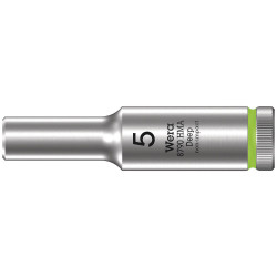 Wera 05004501001 8790 HMA Deep 1/4&quot; Socket 5 x 50 mm