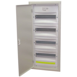 Rozdzielnica modułowa 4x12 p/t z zamkiem RP12-4z Elektro-met