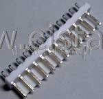 PWZ 12S Złącze męskie 12 stykowe proste 3,96mm