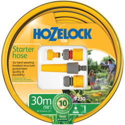 Hozelock 7230P9000 Starter Hose Starter Set 30m 12.5mm (1/2in) Diameter