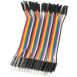 Przewody połączeniowe 10cm 40szt żeńsko-męskie