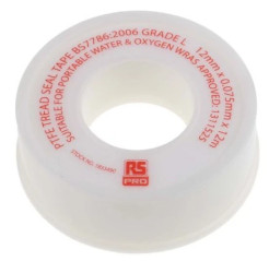 Taśma teflonowa, kolor: Biały, RS PRO