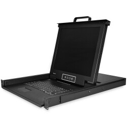 StarTech.com RKCONS1708K 8 Port Rackmount KVM Console w/ 6ft Cables - Integrate