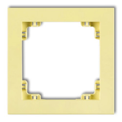 DECO Ramka pojedyncza DECO Pastel Matt kanarkowy 43DR-1