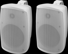 WALL-05SET/WS 2-way compact box system, 100 V, 2x 30 W, active-passive