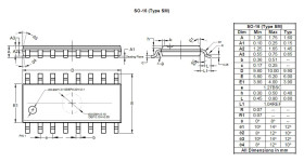 Tranzystor N-MOSFET SO-16 ULN62003AS16-13